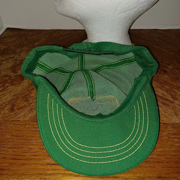 Vintage Ellis County Equipment Inc John Deere Trucker Snapback Cap Hat Patch. Se - Picture 6 of 6